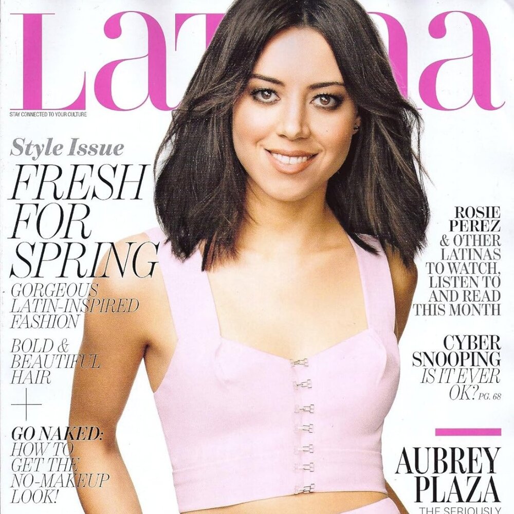 LATINA MAGAZINE - AUBREY PLAZA / MARCH 2014